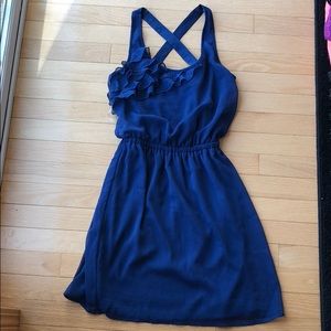Criss-cross back dress